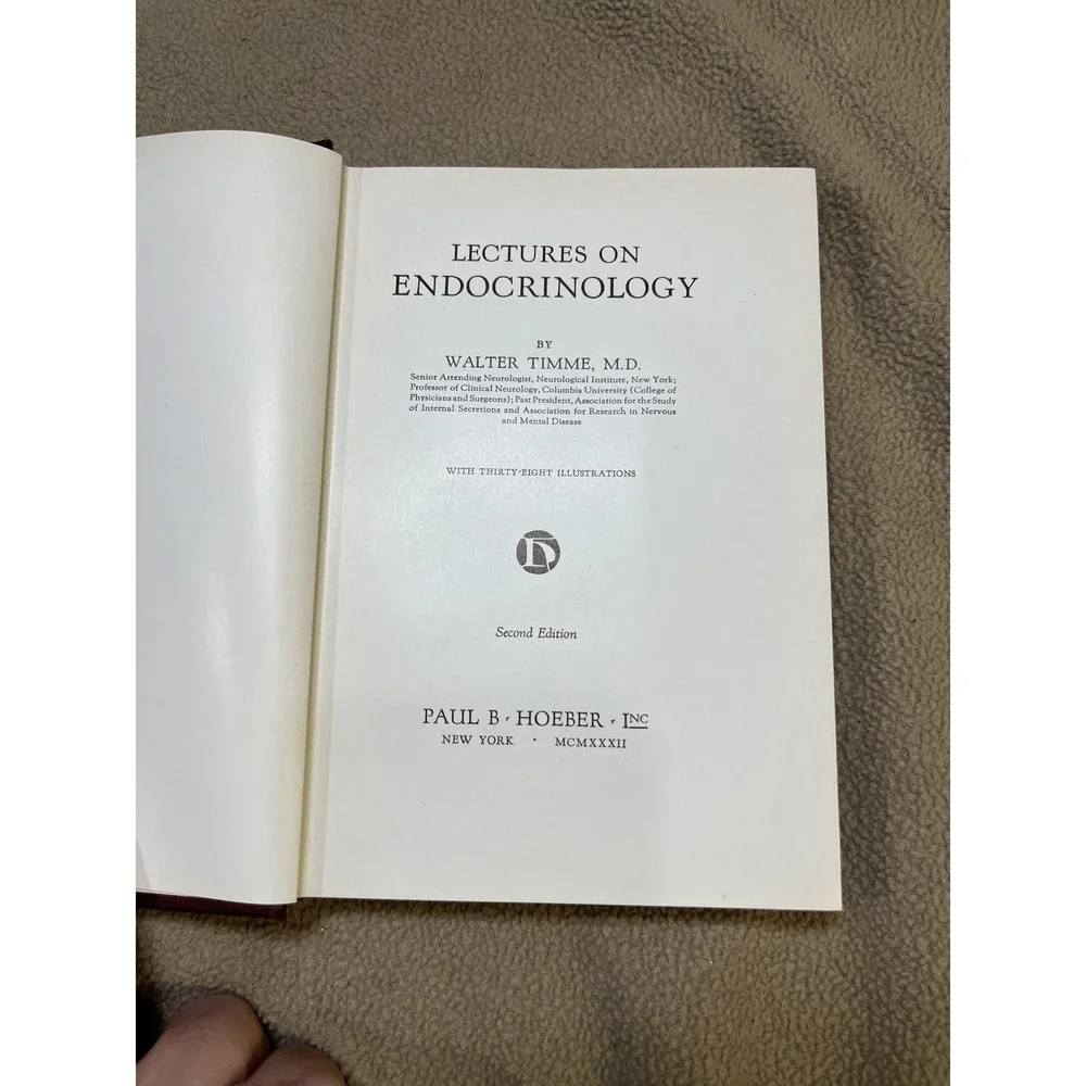 Paul B. Hoeber Inc. vintage medical